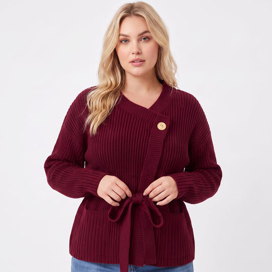 Women's Ribbed Knit Jumper | Classic knit Sweater